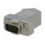D-sub pin 15 ENCITECH D45NT09-M-HDP15-W-K (D45NT09MHDP15WK)
