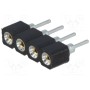 Гнездо штыревой CONNFLY DS1002-01-1*4V13 (DS1002-01-1X04V13)