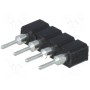 Гнездо штыревой CONNFLY DS1002-01-1*4V13 (DS1002-01-1X04V13)