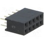 Гнездо штыревой CONNFLY DS1023-2*5S21 (ZL262-10DG)
