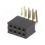 Гнездо штыревой CONNFLY DS1065-14-2*4S8BR (DS1065-14-2X4S8BR)