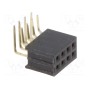 Гнездо штыревой CONNFLY DS1065-14-2*4S8BR (DS1065-14-2X4S8BR)