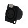 Гнездо xlr NEUTRIK NC3FD-L-B-1 (NTR-NC3FDLB1)