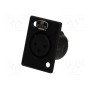 Гнездо xlr NEUTRIK NC3FP-B-1 (NTR-NC3FP-B-1)