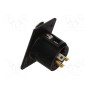 Гнездо xlr NEUTRIK NC3FP-B-1 (NTR-NC3FP-B-1)
