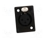 Гнездо xlr NEUTRIK NC3FP-B-1 (NTR-NC3FP-B-1)