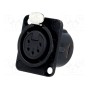 Гнездо xlr NEUTRIK NC5FD-L-B-1 (NTR-NC5FDL1B)