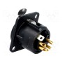 Гнездо xlr NEUTRIK NC5FD-L-B-1 (NTR-NC5FDL1B)