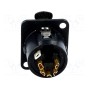 Гнездо xlr NEUTRIK NC5FD-L-B-1 (NTR-NC5FDL1B)