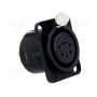 Гнездо xlr NEUTRIK NC5FD-L-B-1 (NTR-NC5FDL1B)