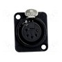 Гнездо xlr NEUTRIK NC5FD-L-B-1 (NTR-NC5FDL1B)