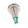 Индикаторная лампа led плоский BULGIN DX0505GN24 (DX0505/GN/24)