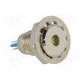 Индикаторная лампа led плоский ONPOW GQ12F-DY12 (GQ12F-D/Y/12)