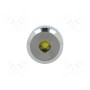 Индикаторная лампа led плоский ONPOW GQ8F-DY12 (GQ8F-D/Y/12)