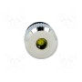 Индикаторная лампа led плоский ONPOW GQ8F-DY24 (GQ8F-D/Y/24)