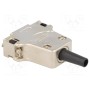 Корпус для разъемов d-sub d-sub 15pin, d-sub hd 26pin CONNFLY DS1047-03-15M2AS (DS1047-03-15M2AS)