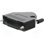 Корпус для разъемов d-sub d-sub 25pin, d-sub hd 44pin MH CONNECTORS DTZK25BKRAPCBK-K (DTZK25BKRAPCBK-K)