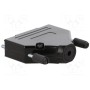 Корпус для разъемов d-sub d-sub 25pin, d-sub hd 44pin MH CONNECTORS DTZK25BKRAPCBK-K (DTZK25BKRAPCBK-K)