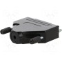 Корпус для разъемов d-sub d-sub 25pin, d-sub hd 44pin MH CONNECTORS DTZK25BKRAPCBK-K (DTZK25BKRAPCBK-K)