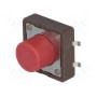 Тактовая кнопка spst-no DIPTRONICS DTSM-25R-V-B (DTSM-25R-V-B)