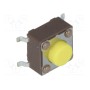 Тактовая кнопка spst-no DIPTRONICS DTSM-62Y-V-B (DTSM-62Y-V-B)