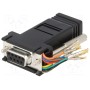 Переходник адаптер гнездо rj45, d-sub 9pin "мама"<a title="encitech 2112-0101-01" onclick="_trackevent('da09-smj8-k-rc', 'thumbnail', 'pip') ENCITECH 2112-0101-01 (DA09-SMJ8-K-RC)