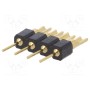 Переходник штыревой CONNFLY DS1004-02-1*4-3B (ZL210-4P)