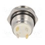Переключатель антивандальный положения 2 ONPOW V16B-10D-12W-S (V16B-10D-12W-S)