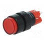 Кнопочный переключатель 2 положенияONPOW V16Y-11-230R (V16Y-11-230R)
