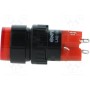 Кнопочный переключатель 2 положенияONPOW V16Y-11-230R (V16Y-11-230R)