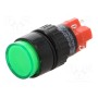 Кнопочный переключатель 2 положенияONPOW V16Y-11-24G (V16Y-11-24G)