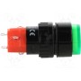 Кнопочный переключатель 2 положенияONPOW V16Y-11-24G (V16Y-11-24G)