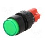 Кнопочный переключатель 2 положенияONPOW V16Y-11Z-24G (V16Y-11Z-24G)
