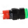 Кнопочный переключатель 2 положенияONPOW V16Y-11Z-24G (V16Y-11Z-24G)