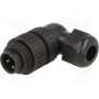 Разъем круглый вилка HIRSCHMANN 934128100 CA 3 W LS (CA3WLS)