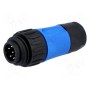 Разъем круглый вилка AMPHENOL C016 30H006 110 10 (C16-1-3104-001N)