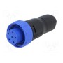 Разъем круглый вилка BULGIN PX041006S6065 (PX0410/06S/6065)