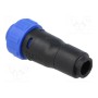 Разъем круглый вилка BULGIN PX041006S6065 (PX0410/06S/6065)