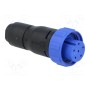 Разъем круглый вилка BULGIN PX041006S6065 (PX0410/06S/6065)