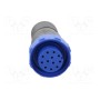 Разъем круглый вилка BULGIN PX041012S6570 (PX0410/12S/6570)