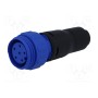 Разъем круглый вилка BULGIN PX041106S6065 (PX0411/06S/6065)