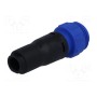 Разъем круглый вилка BULGIN PX041106S6065 (PX0411/06S/6065)