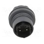 Разъем круглый гнездо BULGIN PXP601202PST (PXP6012/02P/ST)