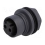 Разъем круглый гнездо BULGIN PXP601202SCR (PXP6012/02S/CR)