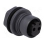 Разъем круглый гнездо BULGIN PXP601202SCR (PXP6012/02S/CR)