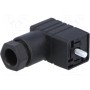 Разъем соленоидный вилка HIRSCHMANN 933138100 GDS 207 SCHWARZ (GDS207SW)
