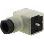 Разъем соленоидный вилка HIRSCHMANN 933739212 GDML 2011 LED 230 YE SCHWARZ (GDML2011LED230YESW)