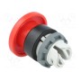 Переключатель кнопочный 1-позиционный ABB 1SFA611124R1001 (MPM1-10R)