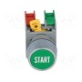 Переключатель кнопочный 1-позиционный AUSPICIOUS PBF22-1OC G START (PBF22-1-O/C-G-I)