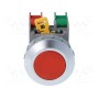 Переключатель кнопочный 1-позиционный AUSPICIOUS XB30-1OC R (XB30-1-O/C-R)